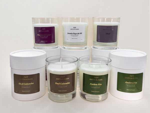 Collection Noble – ANITA & ZAHA : Cinq Bougies qui Réveillent l’Héritage Ancestral du Parfum Français